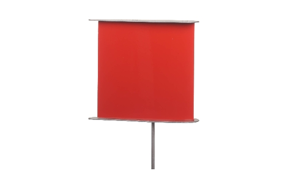 Drag body square plate