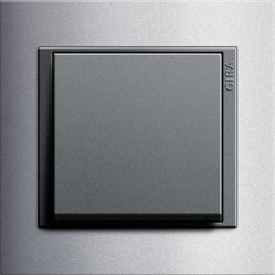 Touch switch, Gira Event, colour aluminium/anthracite