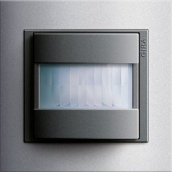 Automatic control switch, Gira Event, colour aluminium/anthracite