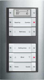 Touch sensor 3 Plus, Gira Event, colour aluminium/anthracite