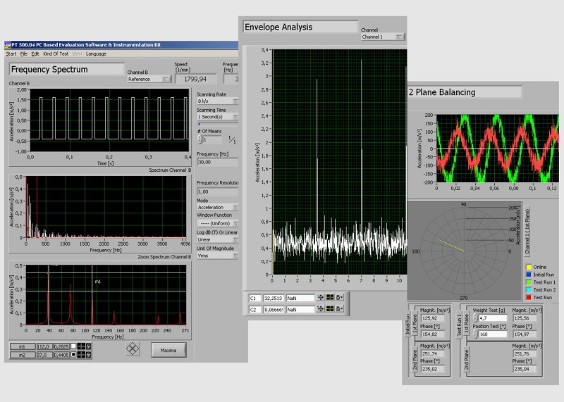 Computerised vibration analyser