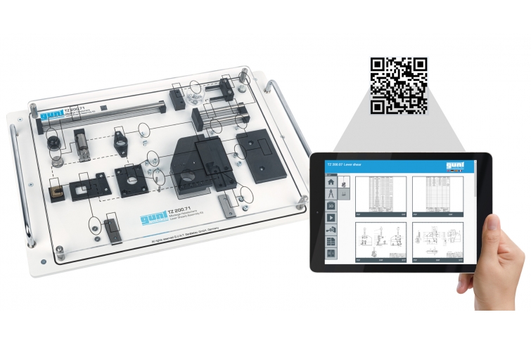 Assembly of lever shears Assembly of lever shears