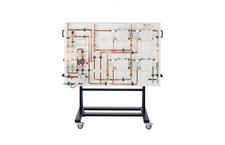 Domestic heating circuit training panel